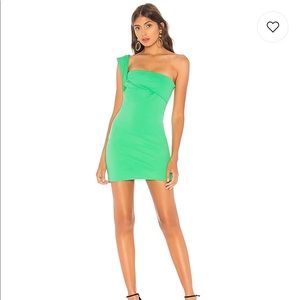 NBD Elon Mini Dress in Kelly Green